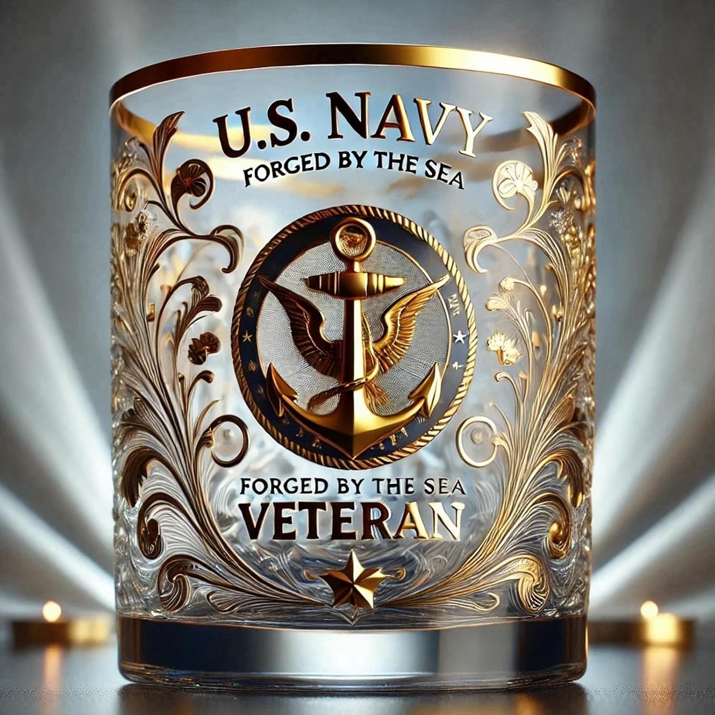 Glosrity Graddi Veteran Tribute Glass