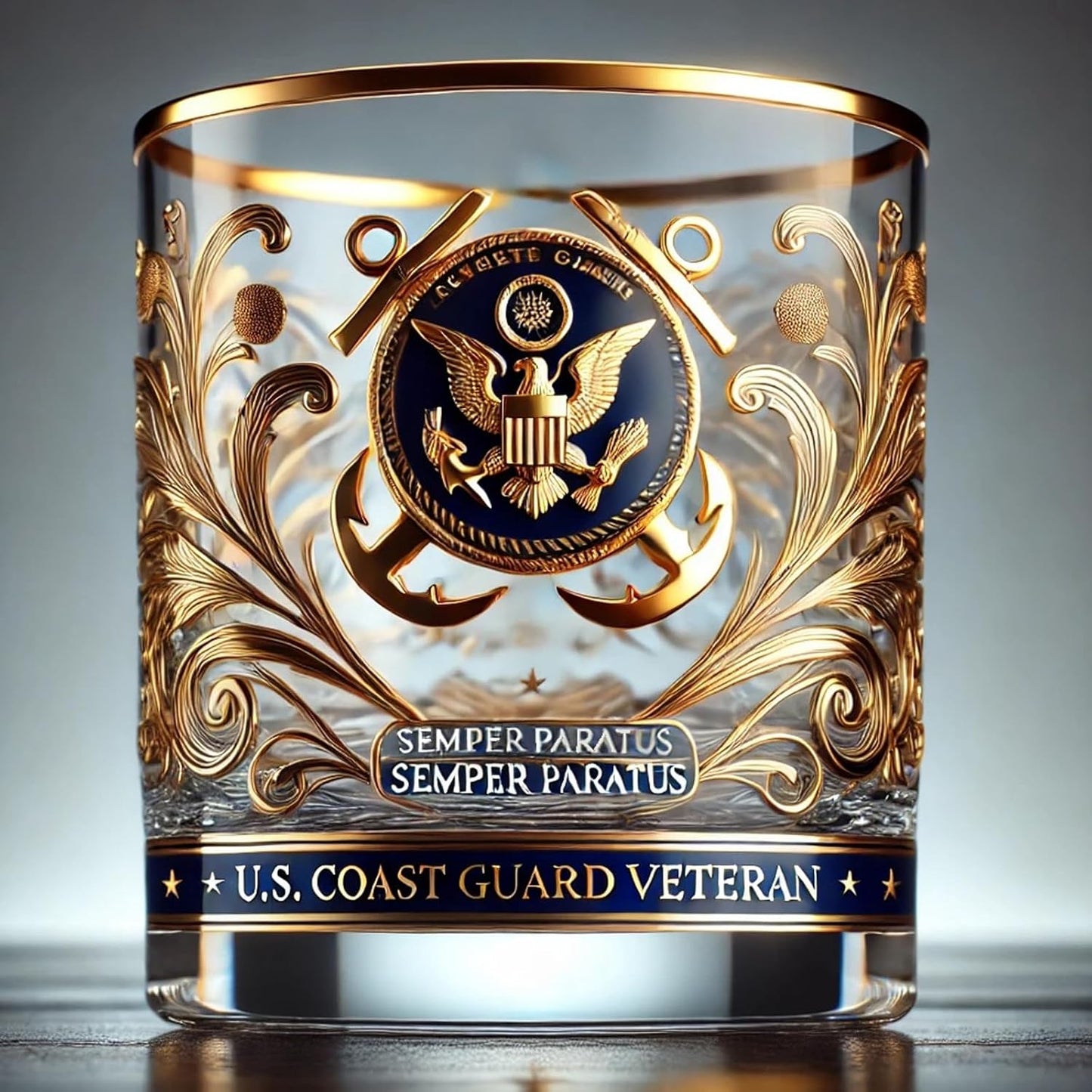 Glosrity Graddi Veteran Tribute Glass