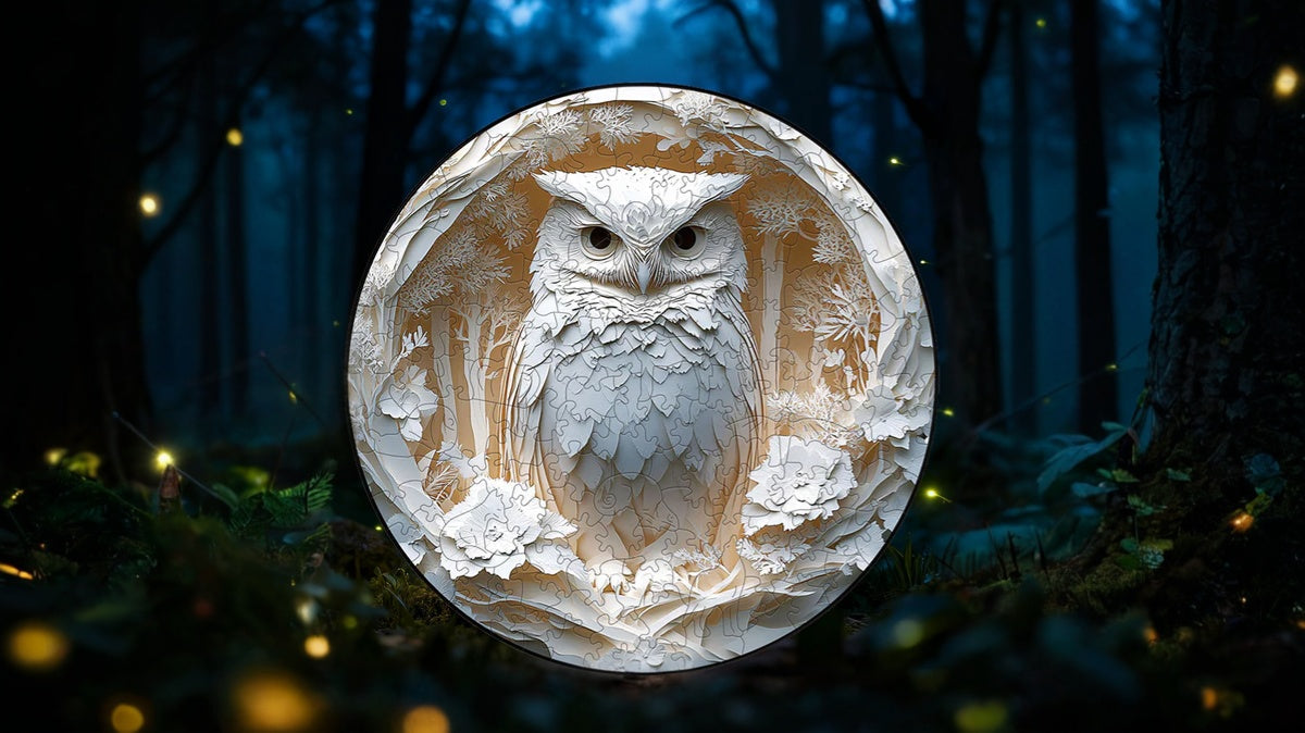 Glosrity™ Luna Owl Puzzle