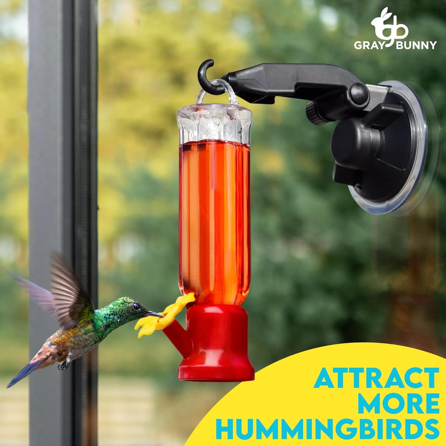 🔥Annual Offer - New Leak-Proof Design Hummingbird Feeder (4 Pack)