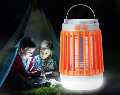 Glosrity Bug Zapper Solar and USB charging Outdoor LED Light and Mosquito Killer