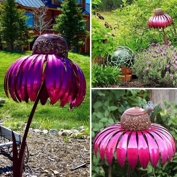 Glosrity  Outdoor Flower Bird Feeder 🌹Spring Decoration💖