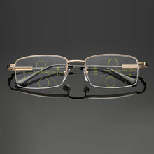 Load image into Gallery viewer, Titanium progressive far and near dual-use reading glasses-IT
