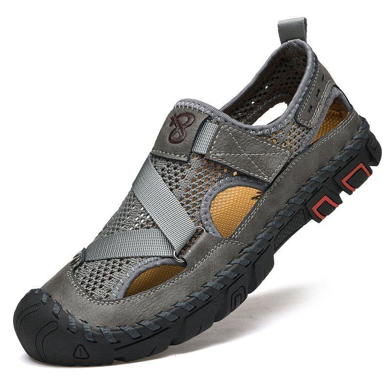 Men's Outdoor Wading Beach Shoes Mesh Non-slip Hole Sandals