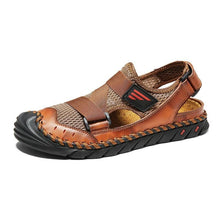 Load image into Gallery viewer, Men Leather Sports Canyoning Waterproof Sandals
