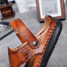 Load image into Gallery viewer, Men&#39;s Casual Breathable Handmade Leather Sandals
