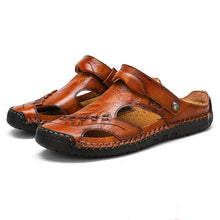 Load image into Gallery viewer, Men&#39;s Casual Breathable Handmade Leather Sandals
