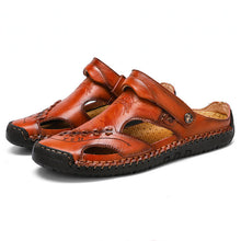 Load image into Gallery viewer, Men&#39;s Casual Breathable Handmade Leather Sandals
